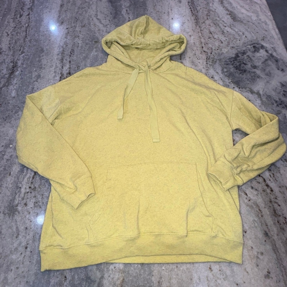 American Eagle Women's Small Oversized Hoodie Yellow Super Soft